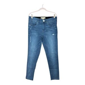 DEMOCRACY Ab Technology Blue Skinny Jeans with Stretch 8